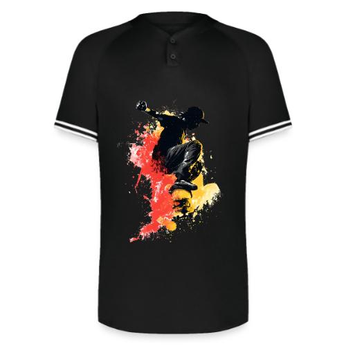 Skateboarding: Splash of Motion - Augusta Sportswear Men's Cutter Henley Jersey