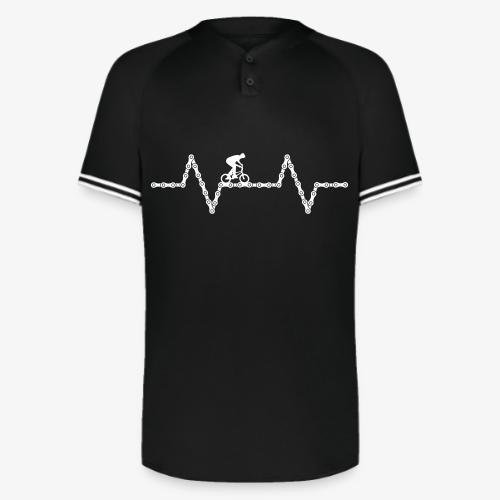 bmx bike heartbeat - Augusta Sportswear Men's Cutter Henley Jersey
