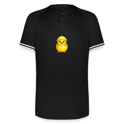 Easter Chick yellow - Augusta Sportswear Men's Cutter Henley Jersey