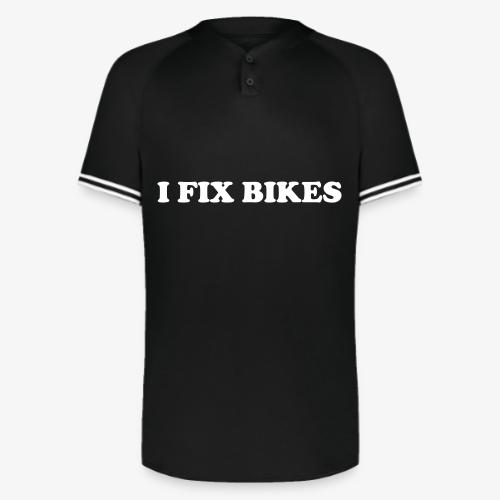 i fix bikes - Augusta Sportswear Men's Cutter Henley Jersey