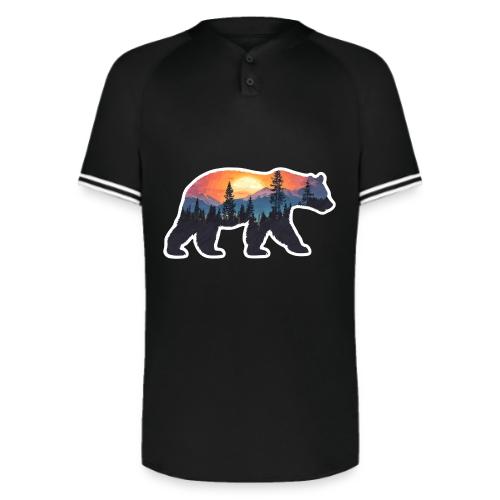 Mountain Spirit Bear - Augusta Sportswear Men's Cutter Henley Jersey