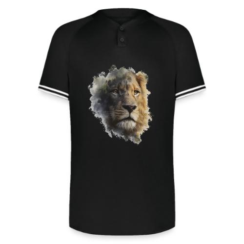 Forest-Soul Lion - Augusta Sportswear Men's Cutter Henley Jersey