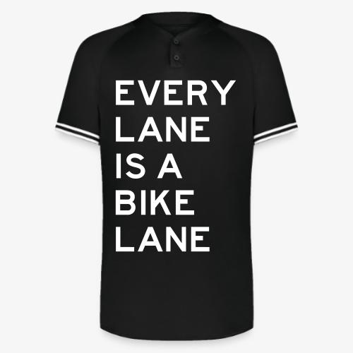 Every Lane is a Bike Lane - Augusta Sportswear Men's Cutter Henley Jersey