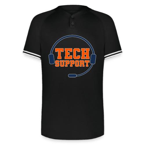 Tech Support Mode On - Augusta Sportswear Men's Cutter Henley Jersey