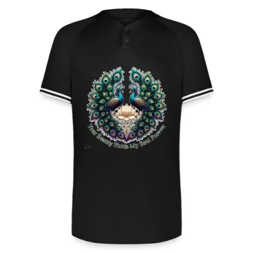 Your Beauty Holds My Soul Peacock Gifts T-Shirt - Augusta Sportswear Men's Cutter Henley Jersey