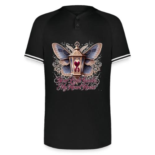 Your Light Guides My Heart HomeGifts T-Shirt - Augusta Sportswear Men's Cutter Henley Jersey