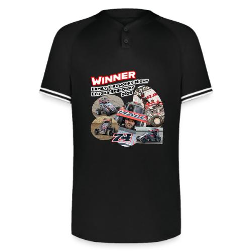 Luke Hall - Eldora Speedway FFN#1 Design 2 - Augusta Sportswear Men's Cutter Henley Jersey