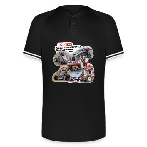 Luke Hall - Eldora Speedway FFN#1 Design 1 - Augusta Sportswear Men's Cutter Henley Jersey