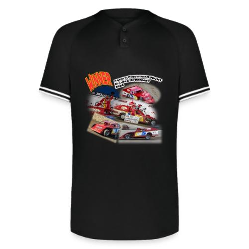 Jonathan Taylor Eldora Speedway FFN#1 Design 2 - Augusta Sportswear Men's Cutter Henley Jersey