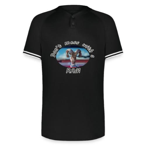 Don’t Mess with a RAM - Augusta Sportswear Men's Cutter Henley Jersey