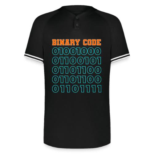 Say Hello in Binary code - Augusta Sportswear Men's Cutter Henley Jersey
