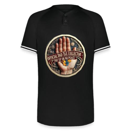 Dad Tax Collector Medallion T Shirt - Augusta Sportswear Men's Cutter Henley Jersey