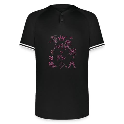 Last Night as Miss Bachelorette - Augusta Sportswear Men's Cutter Henley Jersey