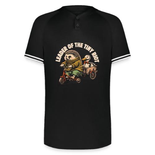 Leader of the Tiny Riot Design - Augusta Sportswear Men's Cutter Henley Jersey