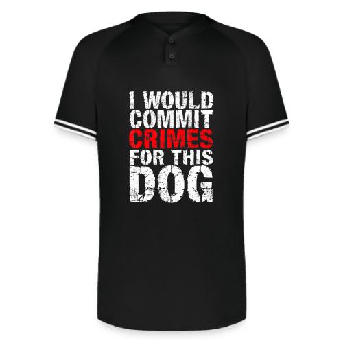 Id Commit Crimes for This Dog Funny Tee - Augusta Sportswear Men's Cutter Henley Jersey