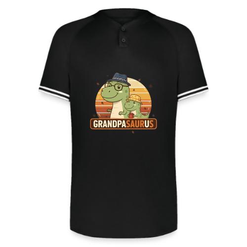 GrandpaSaurus Sunset Duo - Augusta Sportswear Men's Cutter Henley Jersey