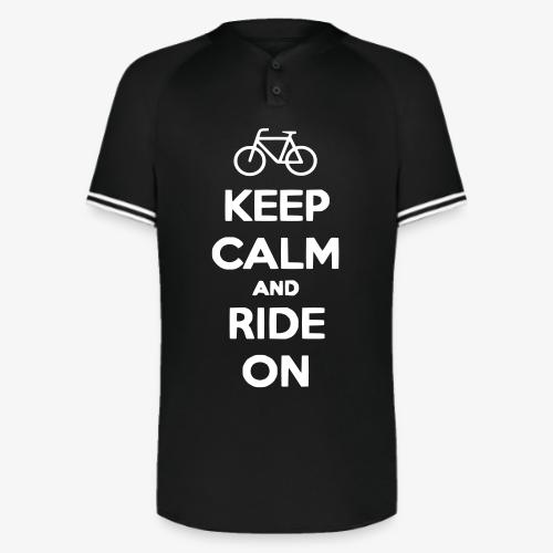 keep_calm_and_ride_on - Augusta Sportswear Men's Cutter Henley Jersey