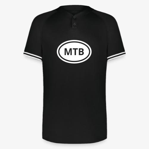 MTB Oval Logo - Augusta Sportswear Men's Cutter Henley Jersey