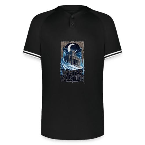 Winter Solstice Temple T-Shirt - Augusta Sportswear Men's Cutter Henley Jersey