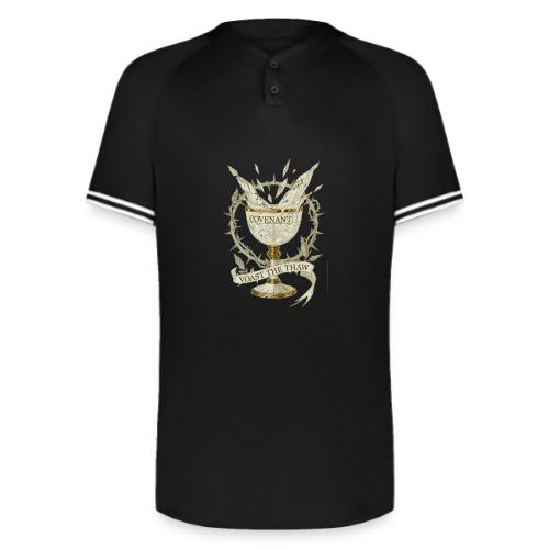 Frosted Chalice Covenant T-Shirt - Augusta Sportswear Men's Cutter Henley Jersey