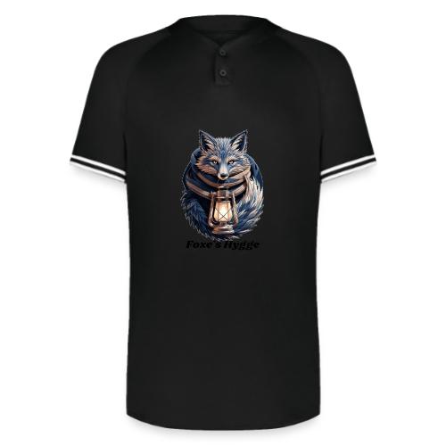 Hygge Ember Fox T-Shirt - Augusta Sportswear Men's Cutter Henley Jersey
