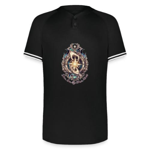 You Are My True North Celestial Compass T-Shirt - Augusta Sportswear Men's Cutter Henley Jersey