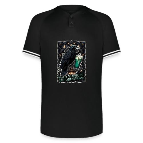Sarcastic Raven Shenanigans Tee - Augusta Sportswear Men's Cutter Henley Jersey