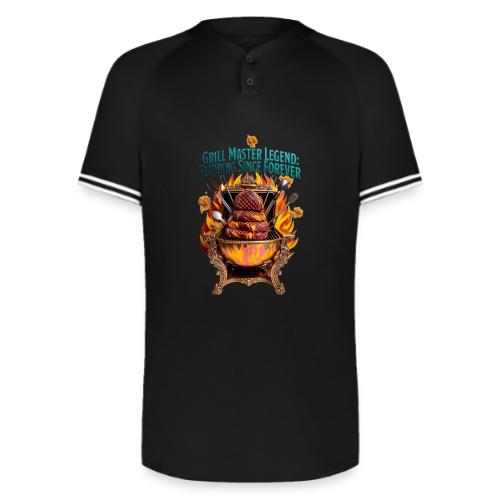 Grill Master Legend T Shirt - Augusta Sportswear Men's Cutter Henley Jersey