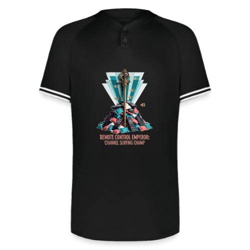 Remote Control Emperor T Shirt - Augusta Sportswear Men's Cutter Henley Jersey