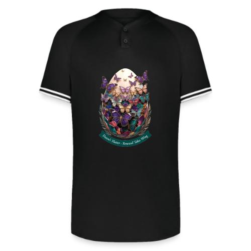 Easter Dawn's Flutter Butterfly T Shirt, Gift - Augusta Sportswear Men's Cutter Henley Jersey
