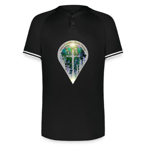 Easter Grace Cascades Vine T Shirt, Renewal Gift - Augusta Sportswear Men's Cutter Henley Jersey