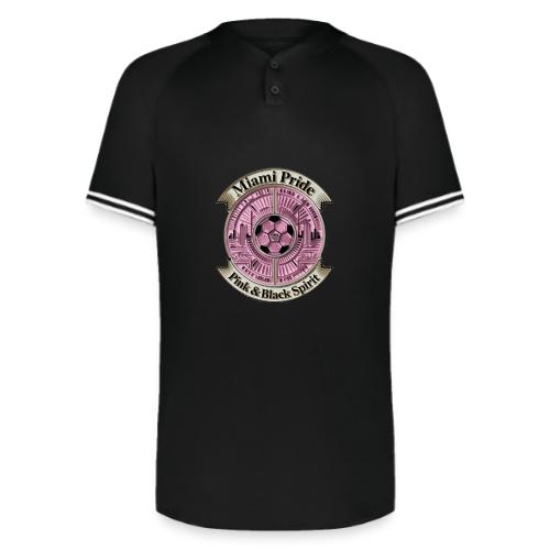 Miami Pride T Shirt, Soccer City Pride Gift - Augusta Sportswear Men's Cutter Henley Jersey