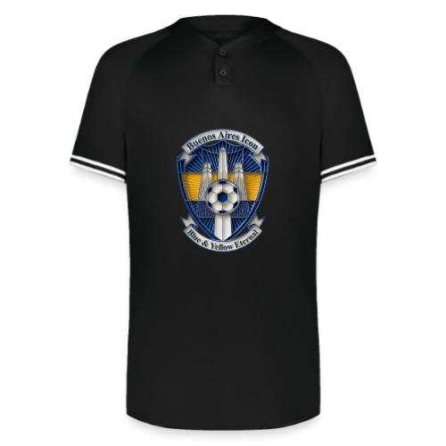 Buenos Aires Icon T Shirt, Soccer City Pride Gift - Augusta Sportswear Men's Cutter Henley Jersey