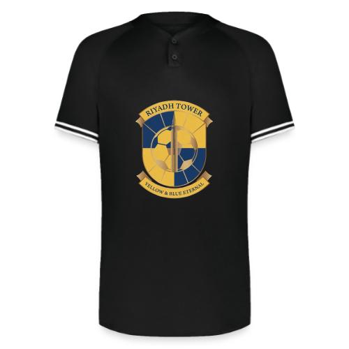 Riyadh Tower Premium T Shirt, Football Pride Gift - Augusta Sportswear Men's Cutter Henley Jersey