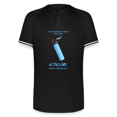 Emotional Support Water Bottle T-Shirt | Still Anx - Augusta Sportswear Men's Cutter Henley Jersey