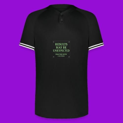 Results May Be Unexpected - Neon Green - Augusta Sportswear Men's Cutter Henley Jersey