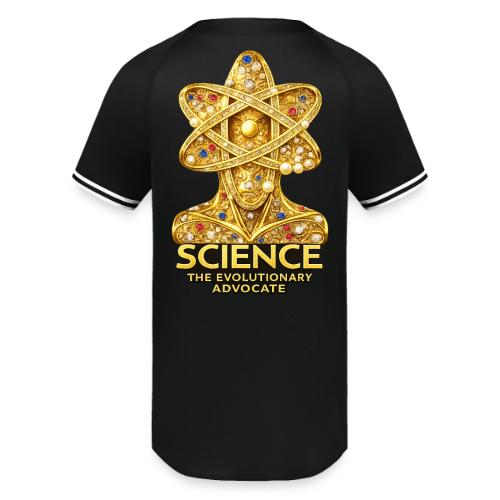 Science the Evolutionary Advocate - Augusta Sportswear Men's Cutter Henley Jersey