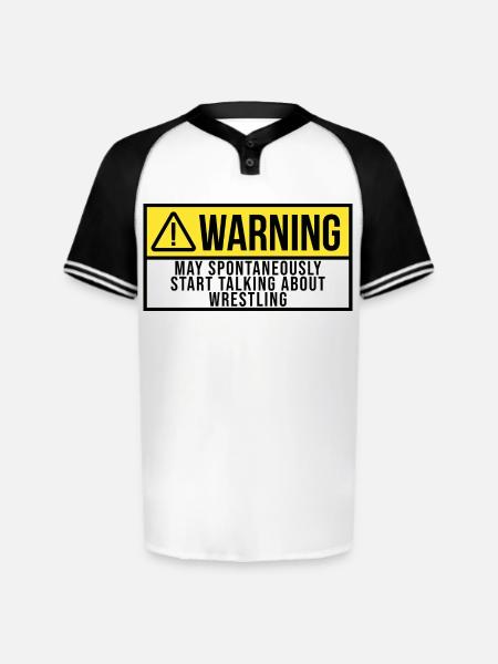 Wrestling Wrestling - Augusta Sportswear Men's Cutter Henley Jersey - white/black