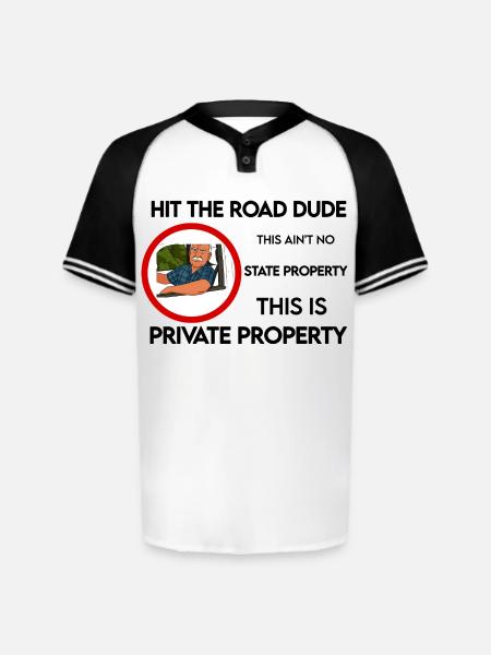 lock em up - Augusta Sportswear Men's Cutter Henley Jersey - white/black