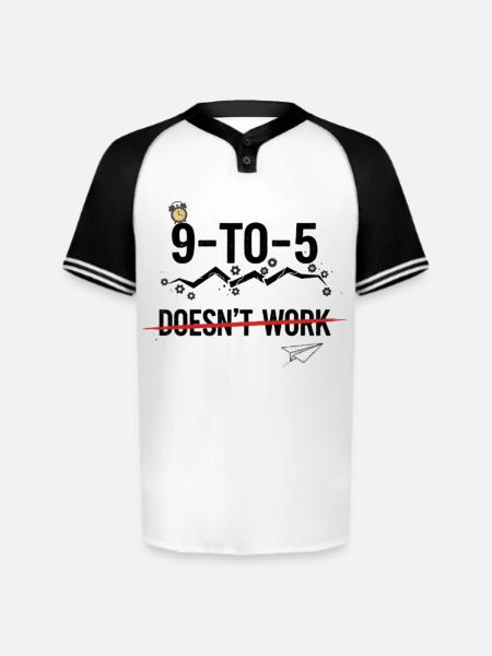 Nine to Five Breaker - Augusta Sportswear Men's Cutter Henley Jersey - white/black