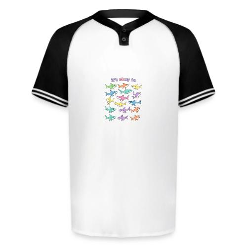 It’s Okay To – Cute Pastel Shark - Augusta Sportswear Men's Cutter Henley Jersey