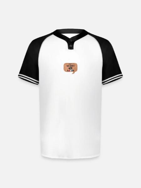 Happy thoughts - Augusta Sportswear Men's Cutter Henley Jersey - white/black