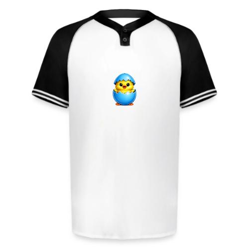 Easter Chick Blue - Augusta Sportswear Men's Cutter Henley Jersey