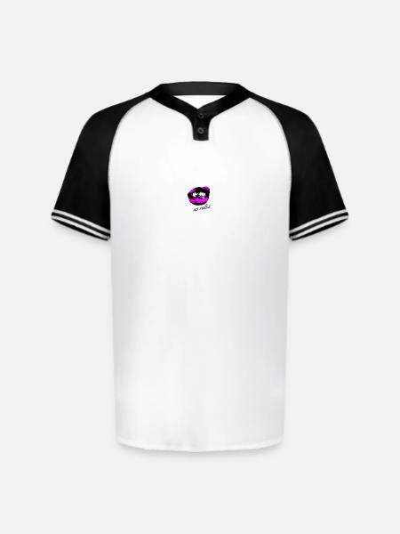 no rules - Augusta Sportswear Men's Cutter Henley Jersey - white/black