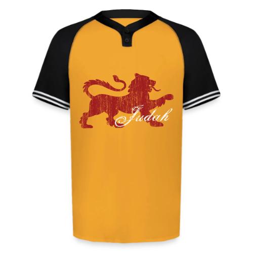 The Lion of Judah - Augusta Sportswear Men's Cutter Henley Jersey