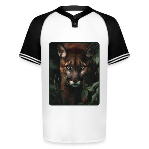 Cougar Jungle Predator Design - Augusta Sportswear Men's Cutter Henley Jersey