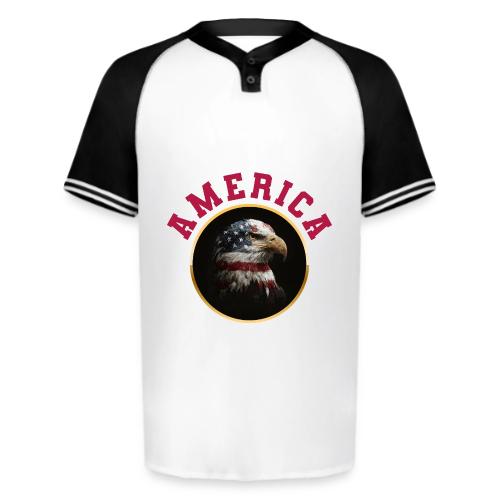 America Soars - Augusta Sportswear Men's Cutter Henley Jersey