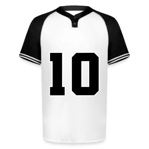 Varsity Number 10 Athletic Design - Augusta Sportswear Men's Cutter Henley Jersey