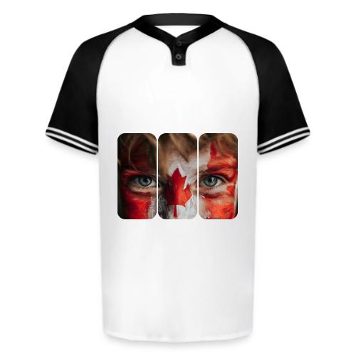 Canada: Maple Leaf Gaze - Augusta Sportswear Men's Cutter Henley Jersey