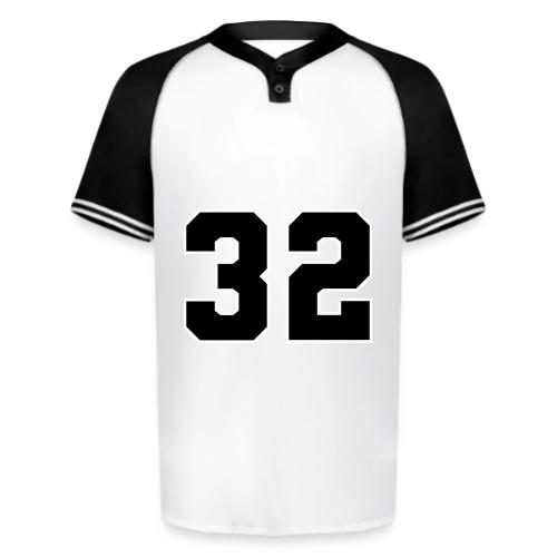 Varsity Number 32 Athletic Design - Augusta Sportswear Men's Cutter Henley Jersey